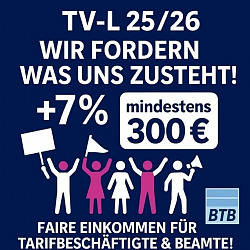 Forderung zur Tarifrunde TV - L